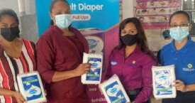 Health and Wellness Team donates BemStar diapers to Patients￼